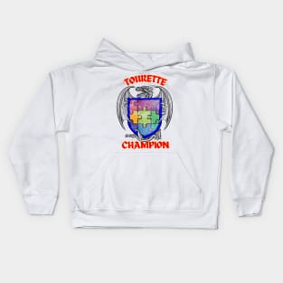 Tourette Champion Dragon Shield Kids Hoodie